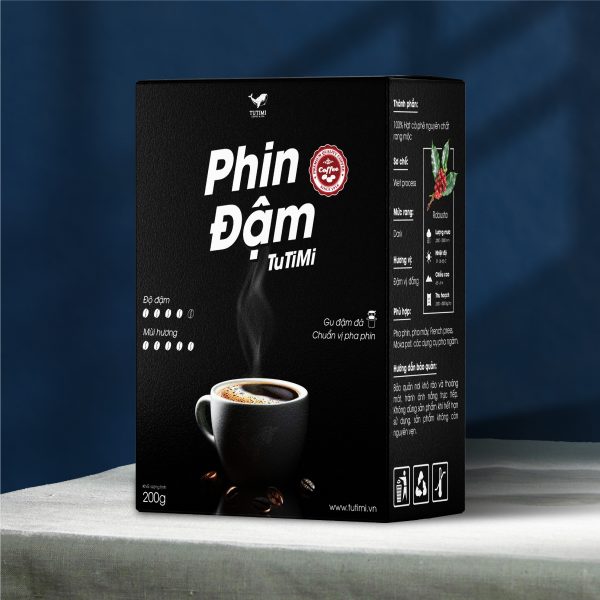 Hộp Cafe Phin Đậm TuTiMi 200g