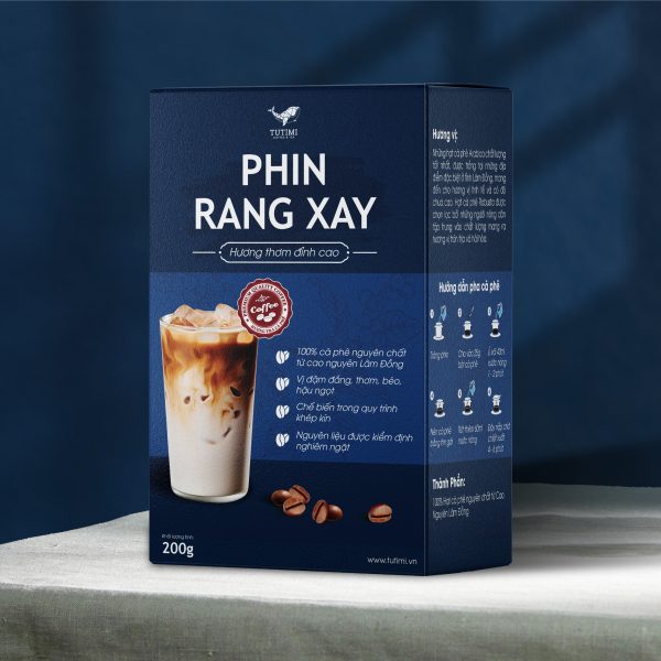 Hộp Cafe Phin Rang Xay TuTiMi 200g