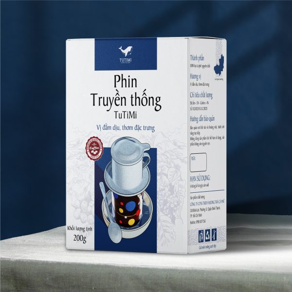 Hộp Cafe Phin Truyền Thống TuTiMi 200g